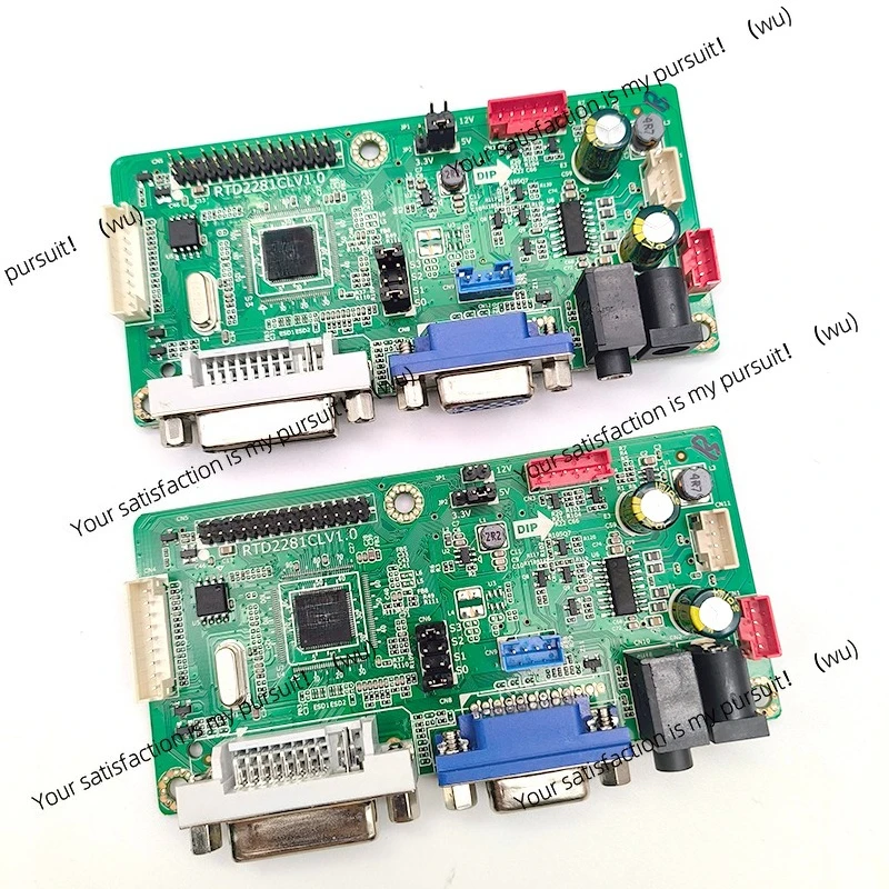 For Write-free drive RTD2281CLV1.0 LCD driver board DVI + VGA program-free PC board industrial control board