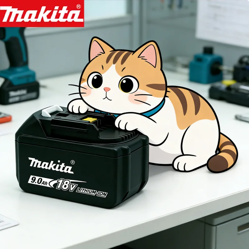

Original Makita 6Ah/5Ah/3Ah for Makita 18V Battery BL1830B BL1850B BL1850 BL1840 BL1860 BL1815 Replacement Lithium Battery