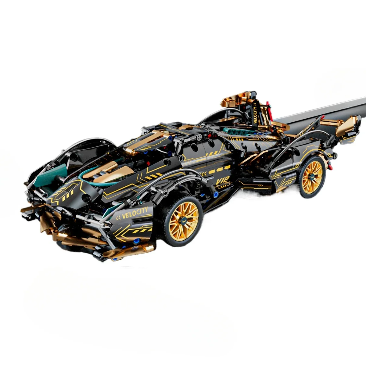 Compatible building block new sports car cyberpunk programming remote control sports car assembly model toy boy gift image 6