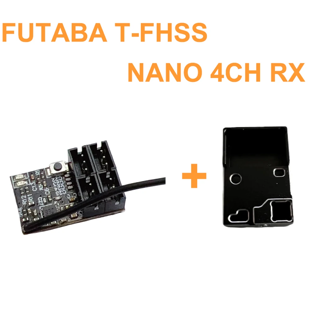 GT55racing Futaba T-FHSS NANO 4CH Receiver For Mini-z Racing for 7PX 4PX 7XC 4GRS 4PV 4PM 4PLS Transmitter