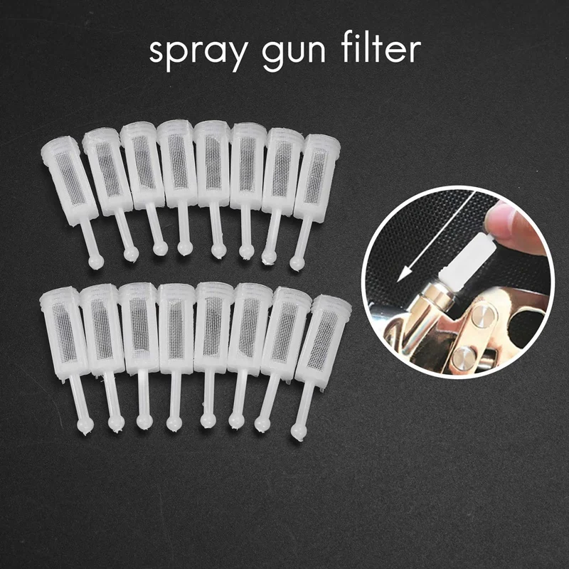 16 Pcs Universal Gravity Spray-Gun Filters Fine Mesh,Disposable Gravity Feed Spray-Gun Paint Strainer