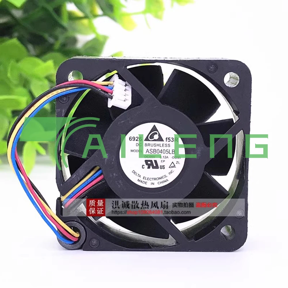 

for delta ASB0405LB DC 5V 0.12A 40x40x15mm Server Square Cooling Fan pwm 4-Pin