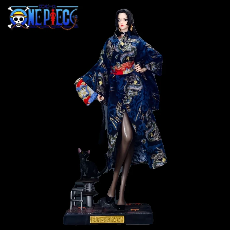 

46cm One Piece Anime Figure Uta Kimono Empress Boa Hancock High Quality Model Boutique Large Decorative Desktop Scene Model Gift