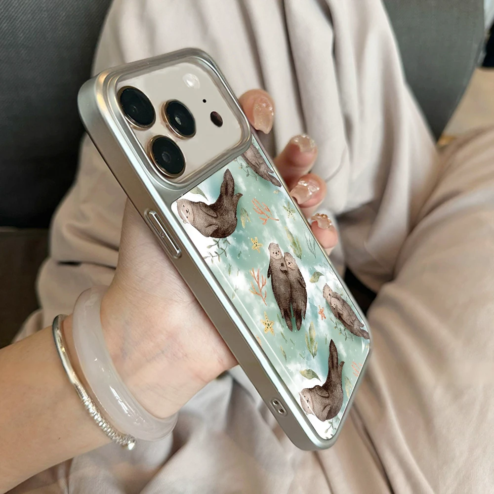 Neue Blumen-Meer-Küsten-Klebstoffhülle für iPhone 15 17 13 Pro Max Phone 11 12 ProMax 14 15 16 Plus Hüllen Stoßfeste Luxus-Coque – Detail 22