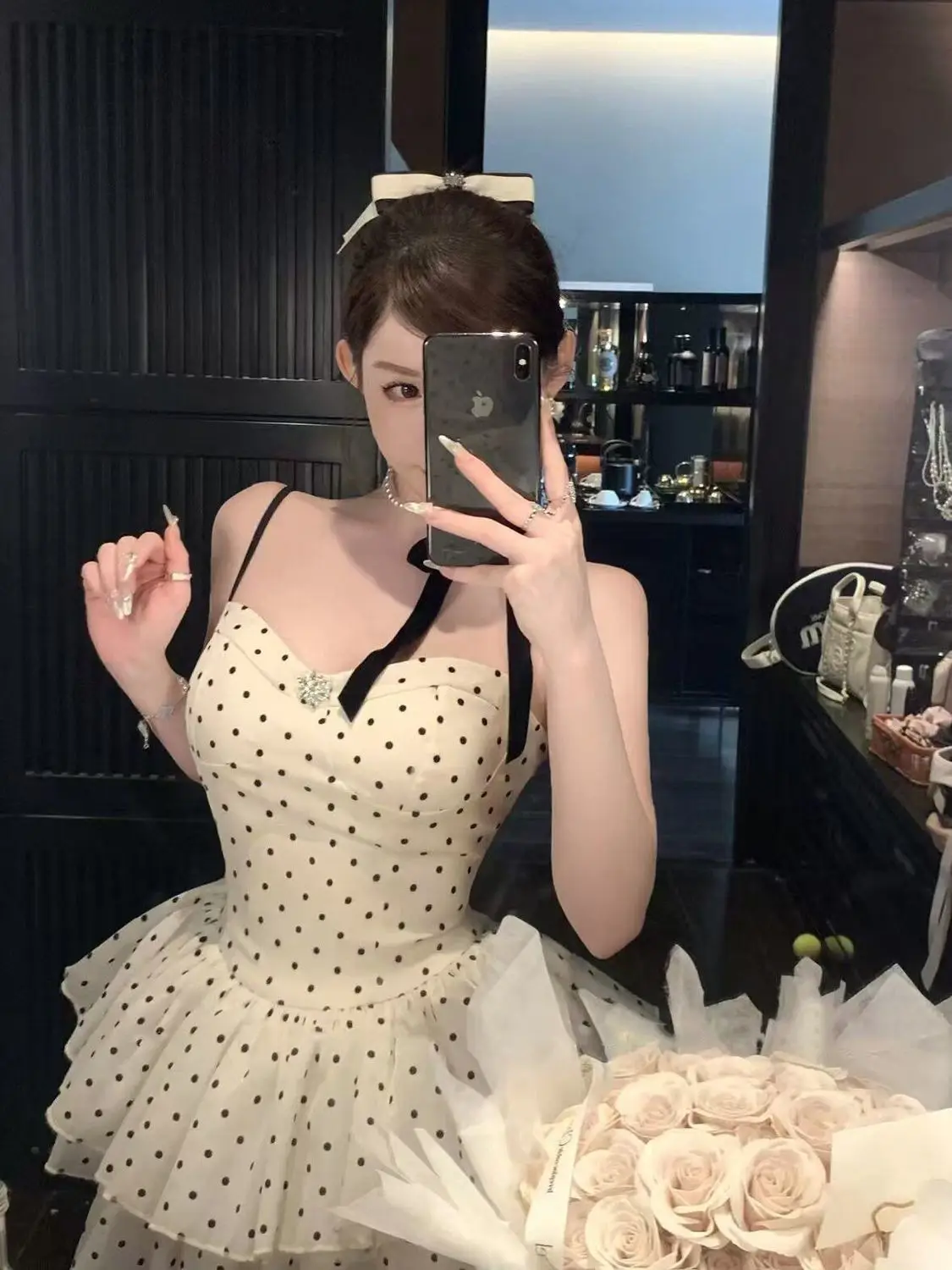 

Платья женские в стиле пэчворк в клетку с высокой талией трапециевидной формы юбка-миди сборка винтажные британские расклешенные уникальные классические креативные стильные