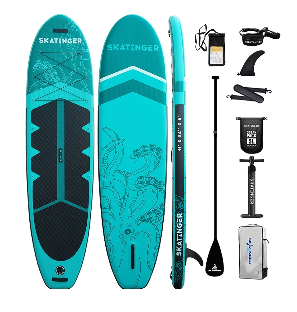 

SKATINGER Good quality durable light weight sup inflatable board inflatable stand up paddle board surfboard