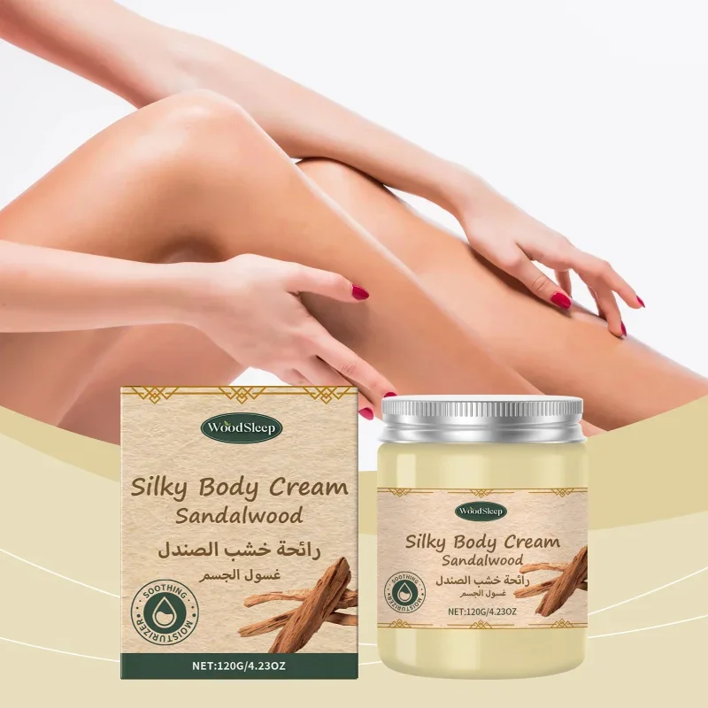 

Sandalwood Moisturizing Body Cream Sandalwood Extract Hydrates Nourishes Softens Skin Refreshing Daily Body Cream