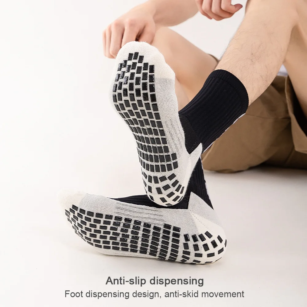 5 pairs men socks football socks mens thickened towel bottom men\'s training professional running sports socks basketball socks