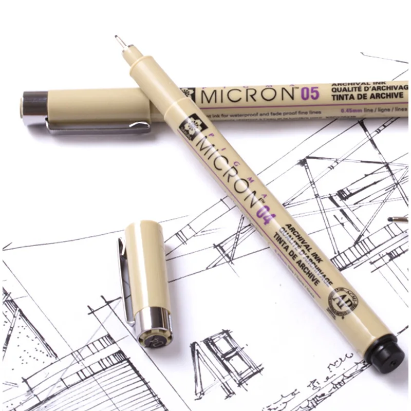 Sakura Pigma Micron Pens Set Waterproof FineLiner Marker Pens Art Sketching Drawing Comic Design Liner Rotulador Tekenen