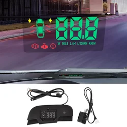 OBD2 HUD Auto Vehicle Speed Display Voltage multifunzione Meter proiettore Head Up Display Car adatto per Smart Fortwo Forfour