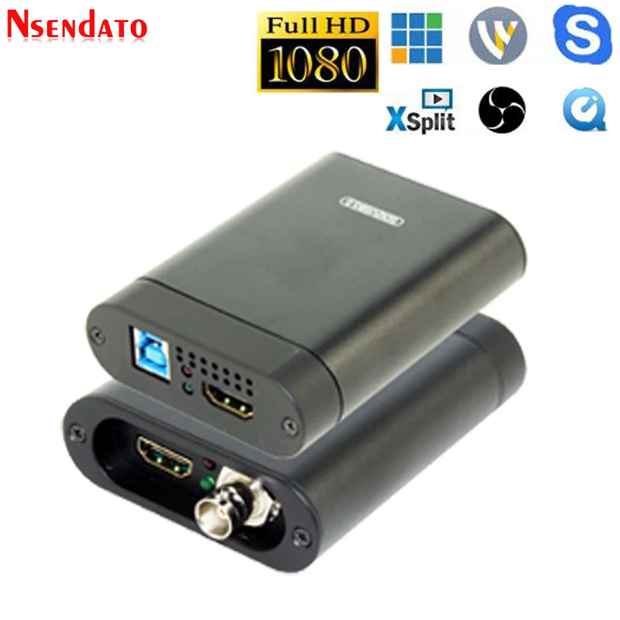 

USB3.0 60FPS SDI HDMI Video Capture Box FPGA Grabber Dongle Game Streaming Live Stream Broadcast Recording For OBS vMix Wirecast