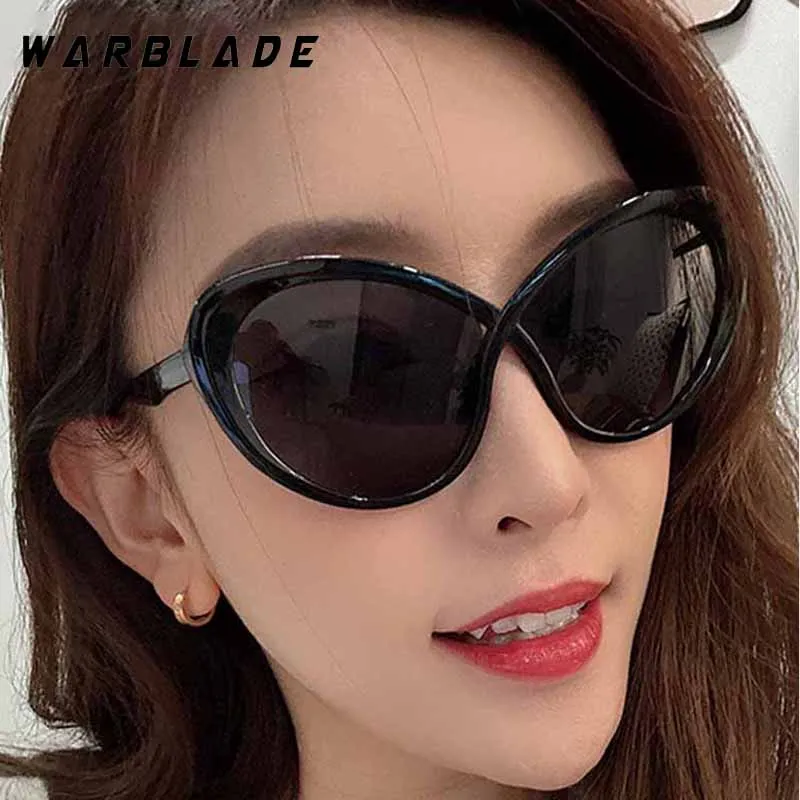 

New Luxury Brand Designer Shades Retro Oversized Oval Fashion Sunglasses Male Driving Summer Traveling Sun Glasses Female UV400