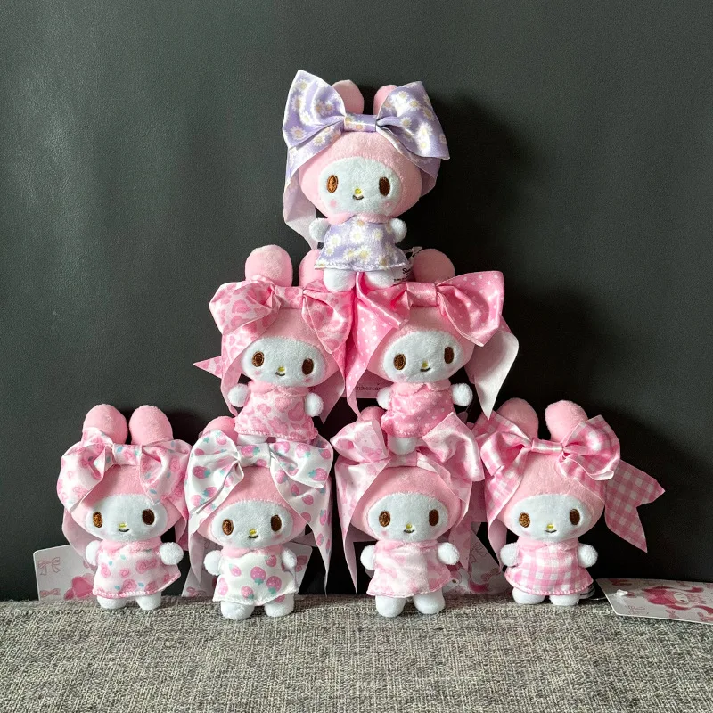 かわいい漫画アニメサンリオかわいいマイメロディキーホルダー50周年記念バックパックペンダント装飾おもちゃ女の子の誕生日プレゼント