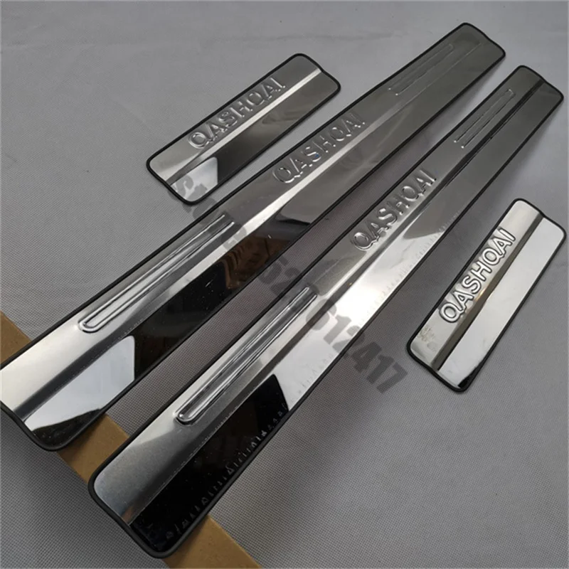 fit High Quality Stainless Steel Scuff Plate Door Sill Trim Welcome Pedal for Nissan Qashqai J11 2015-2021 Car Styling