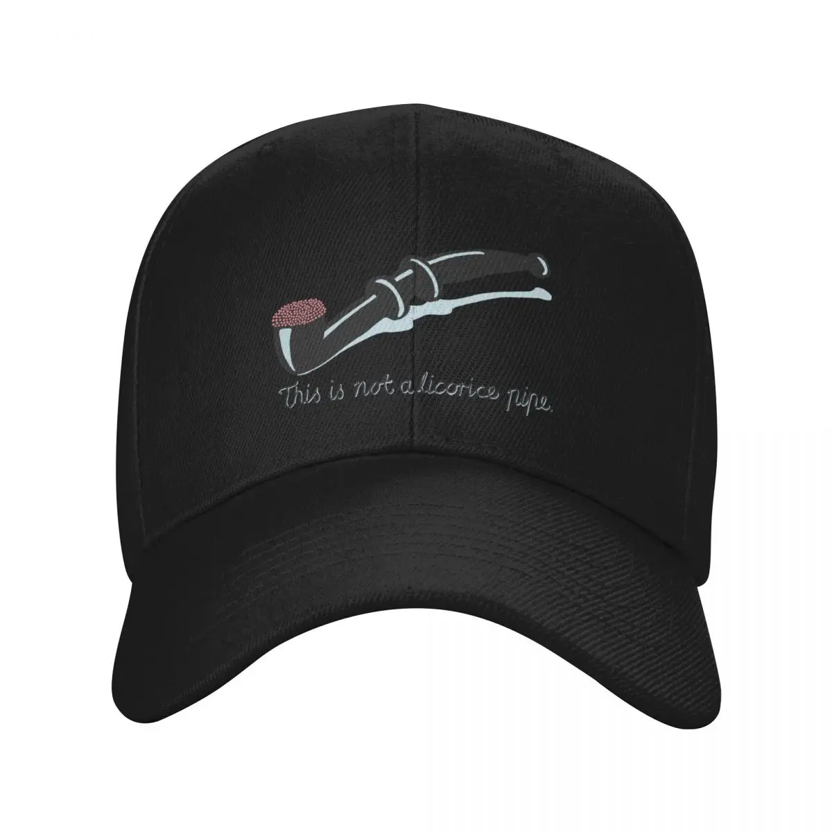 Pink version of Licorice Pipe Baseball Cap Visor black Sunhat Women's Golf Clothing Men's