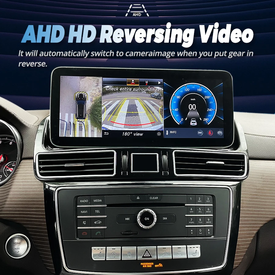 مشغل وسائط متعددة للسيارة بنظام أندرويد 13 ، شاشة LCD ، سيارة لاسلكية ، نظام ملاحة GPS ، مرسيدس بنز مل ، جي إل ، جل ، غلز ، W166 ، X166 ،!