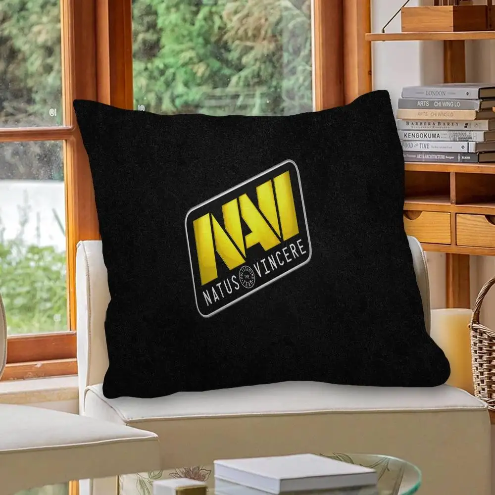 Navi Natus Vincere Logo Pillow Gift Home Office Decoration Bedroom Sofa Car Cushion Cover Case 45x45