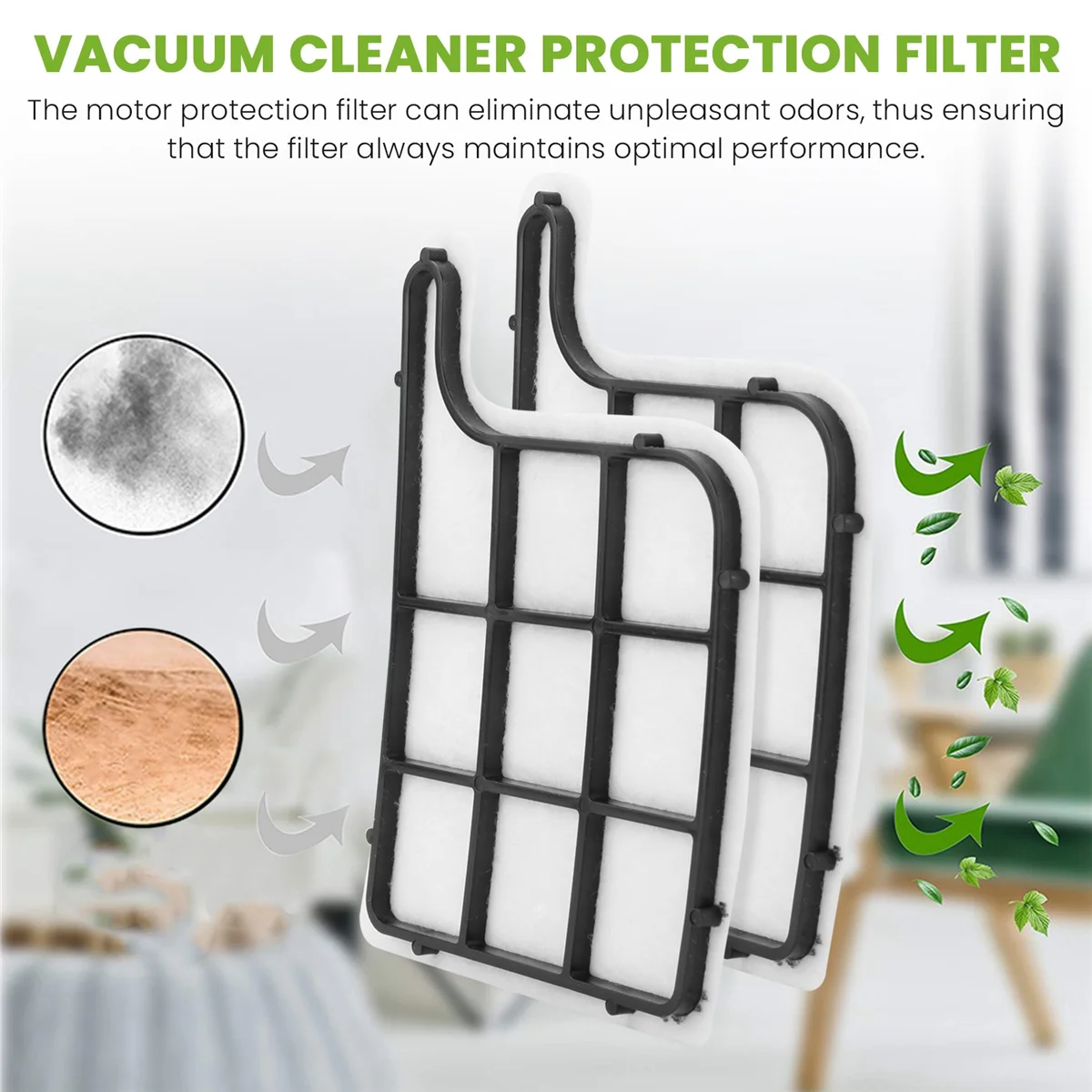 New Tech 3 pezzi Filtro di protezione motore Filtro di protezione adatto per Kobold VK 135 e 136