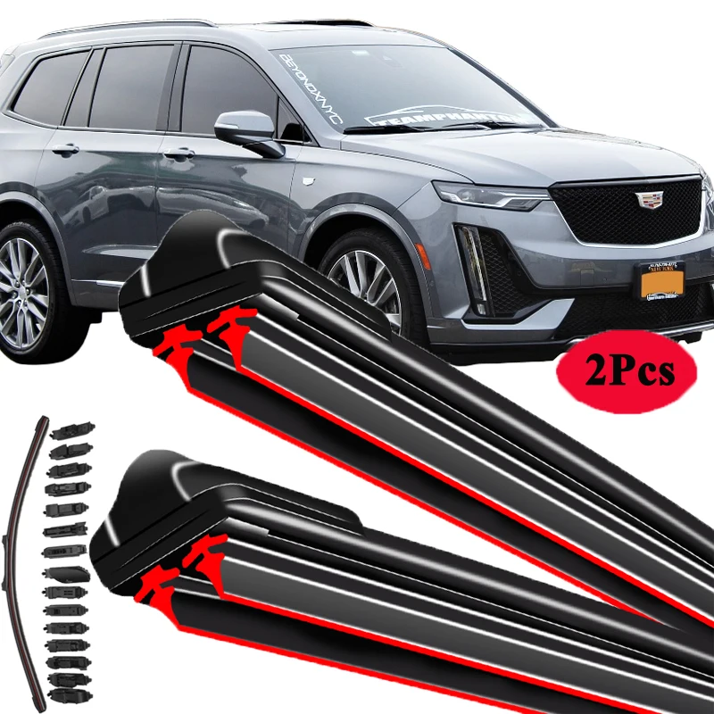 

For Cadillac XT4 XT5 XT6 2016-2024 Car Windshield Wiper Blade Front Windscreen Brushes Washer Accessories Cleaning Replacement