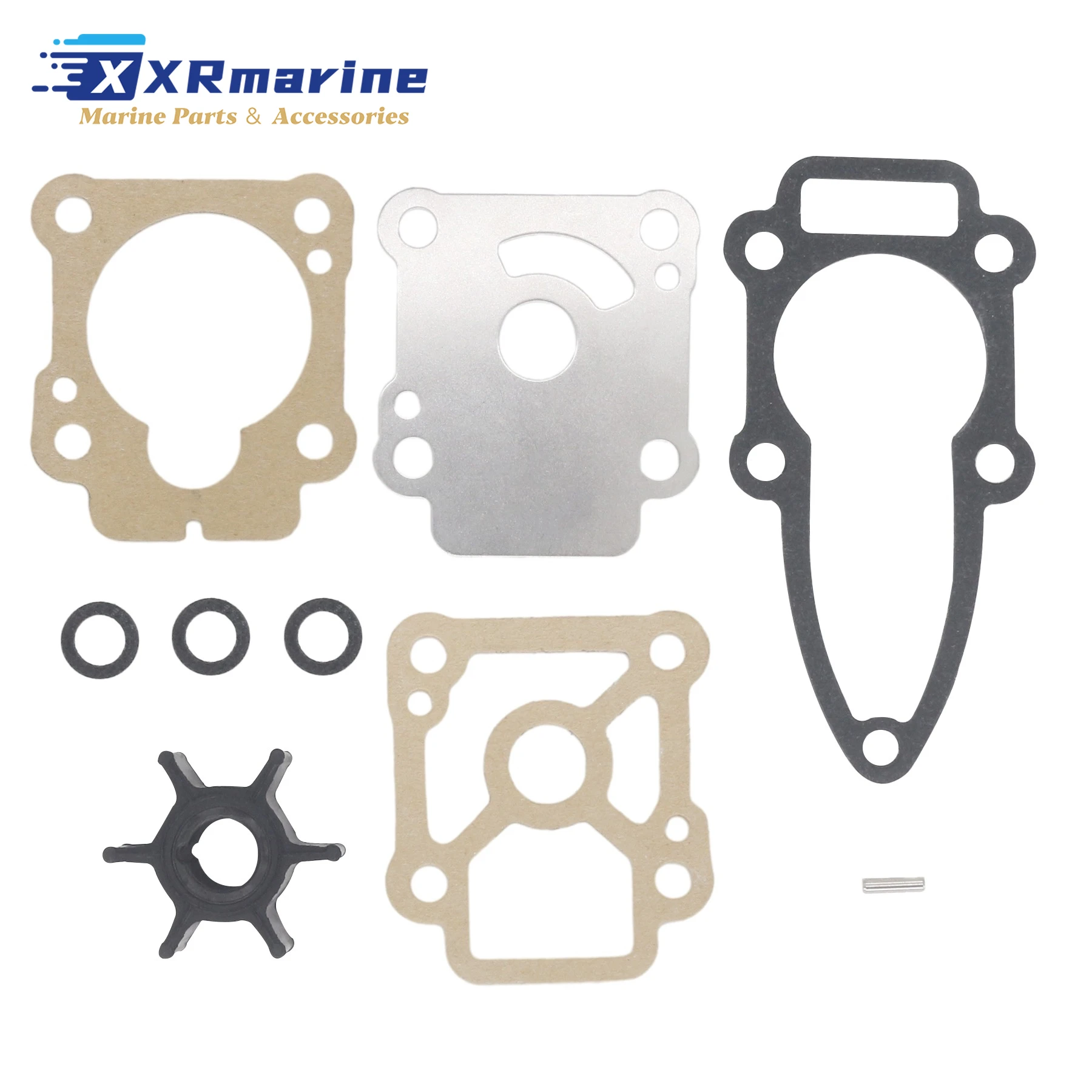 3B2-87322-0 Water Pump Impeller Repair Kit 3B2650210M Fits for Nissan Tohatsu M8 M9.8 NS8 NS9.8 MFS8 NSF8 MFS9.8 NSF9.8