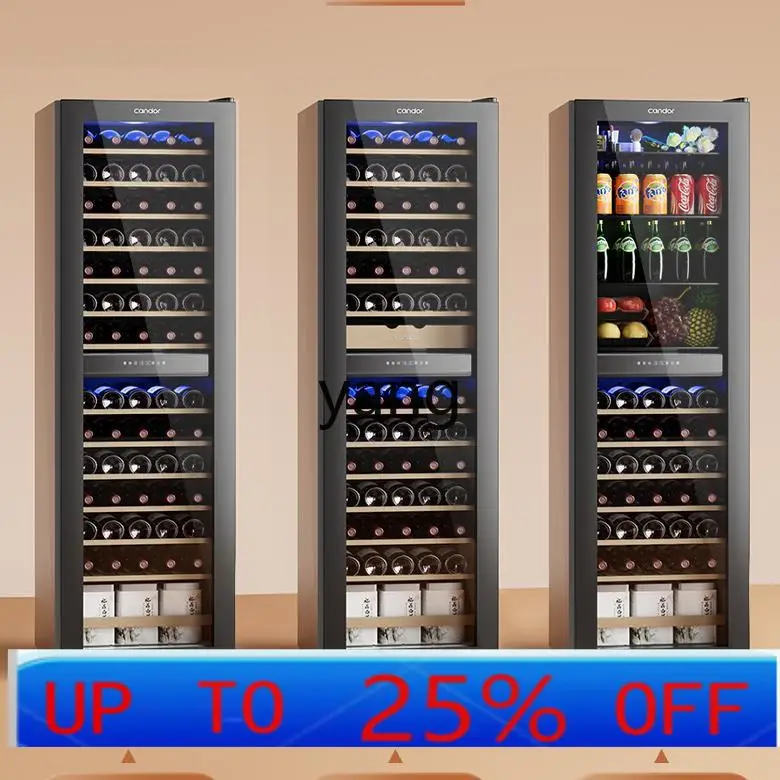 

LMM large-capacity glass door household and commercial wine and eggplant integrated temperature control ice bar tea refrigerator