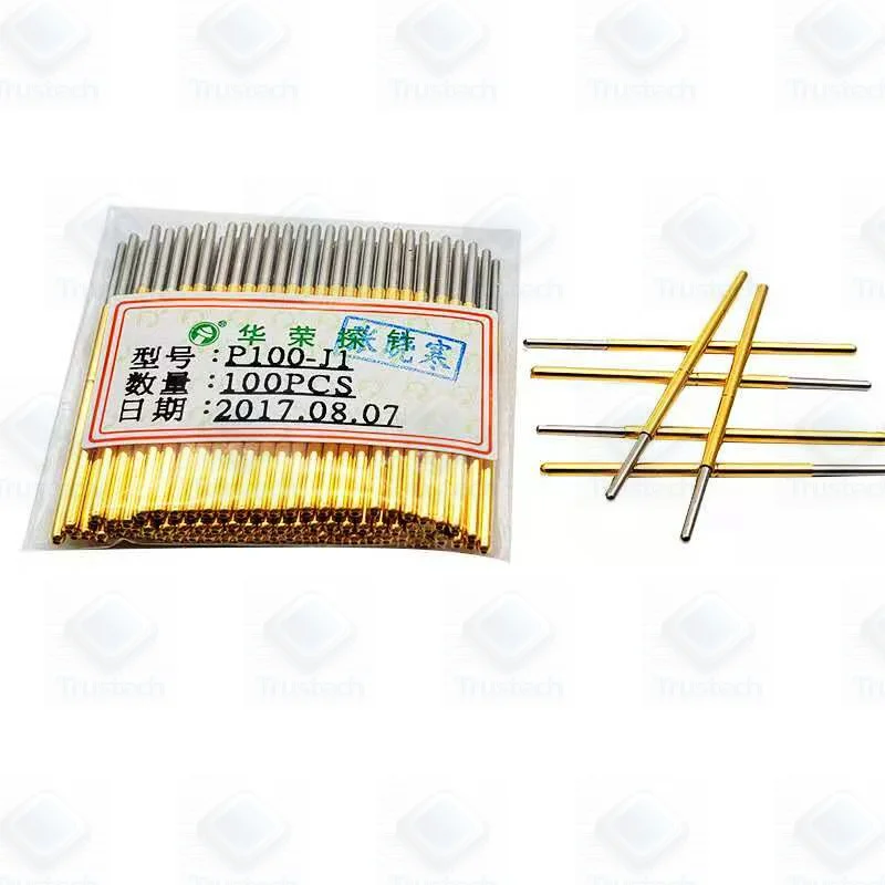 Original 100pcs probe P100-H2 test pin GD M3 Q1 J E F 1.36 spring pin