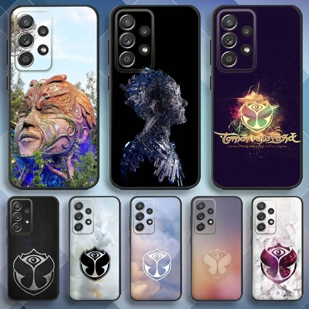 

T-Tomorrowlands Phone Case For Samsung S25,S24,S21,S22,S23,S30,Ultra,S20,Plus,Fe,Lite,Note,10,9,5G Black Cover