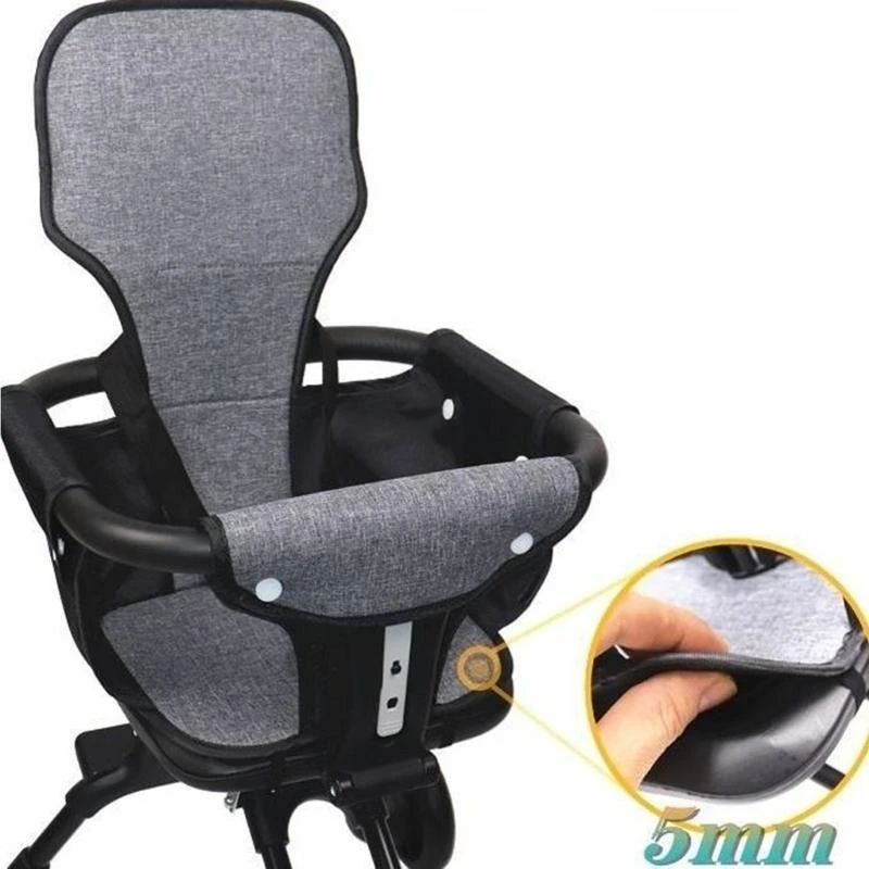 Baby Strollers Cushion Pad 5mm Thick Designing, Soft & Breathable Pram Liner for Infants Carriage Cart Comfortable and Safety