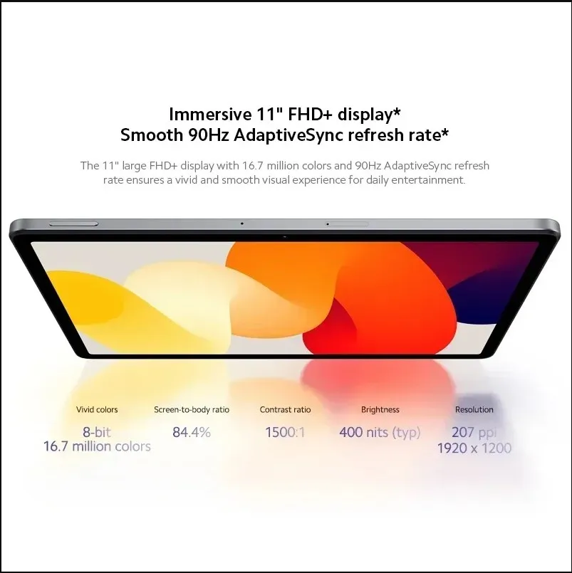 Globale version xiaomi redmi pad se mi tablet 8000mah großer batterie snapdragon®680 Quad Lautsprecher Dolby Atmos®90hz 11 \