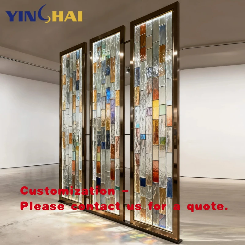 

custom.Luxury Gold Metal Laser Cut Modern Room Divider Partition Walls Living Room Restaurant Hotel