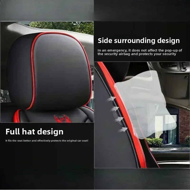 Чехол на автомобильное сиденье высокого класса из искусственной кожи, водонепроницаемый, износостойкий, устойчивый к талии, полностью обернутый чехол на сиденье ДЛЯ Nissan Frontier