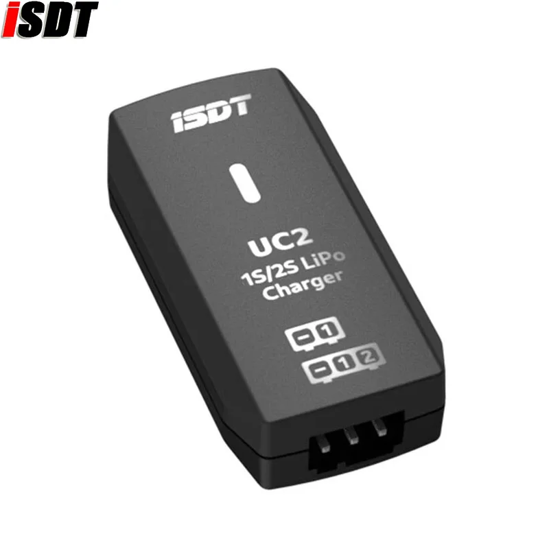 ISDT UC2 1S/2S LiPo Inteligentna ładowarka do utrzymywania równowagi akumulatora USB XH 2,54 Port balansujący bezpośrednie ładowanie