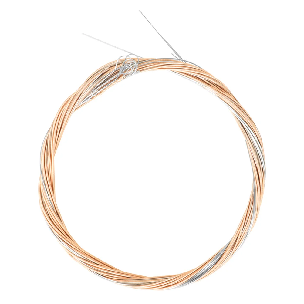 

8Pcs Mandolin Strings Phosphor Copper Durable Smooth Bright Acoustic Replacement Mandolin Instrument String Kit