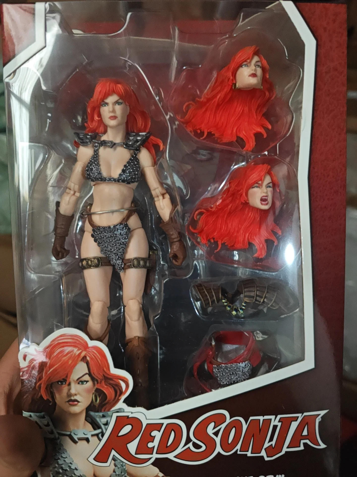BOSS FIGHT STUDIO 1/12 Female Soldier Sonja Swordswoman Warrior Savage Adventurer 6Inch Action Figure Model Toys Collection