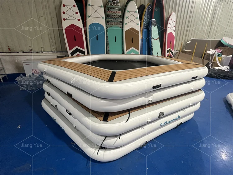 Hot Sale Floating Water Hammock Float Swimming Lounger Pool Portable Inflatable Water Hammock With Mesh