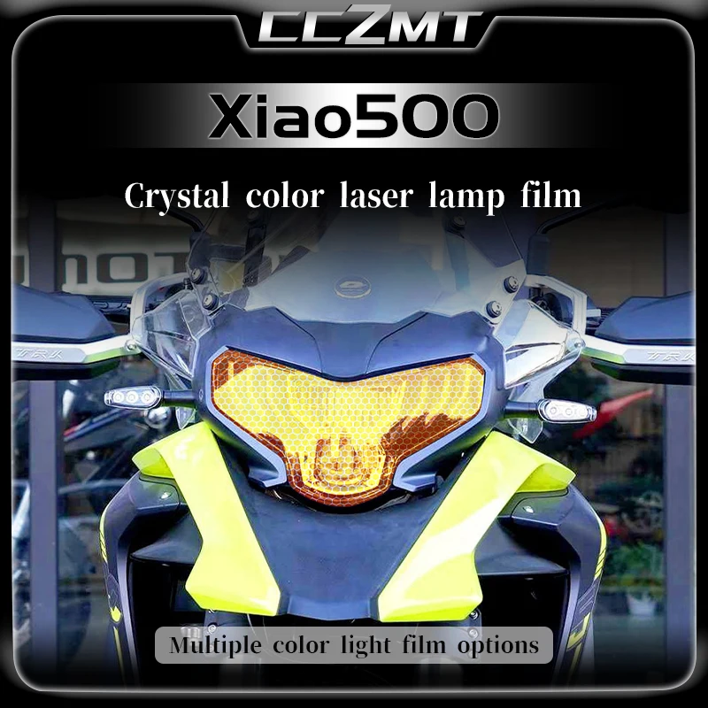 

For QJMOTOR Xiao 500 headlight film protection film transparent film honeycomb laser light film modification accessory