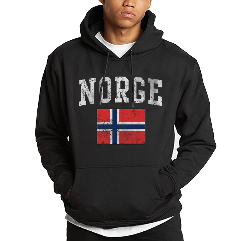 

Vintage Norge Flag Norway Norwegian Home Love Family Pullover Hoodie 3D Printed Sweatshirts Dominant Cotton Hoody Mens Hoodies