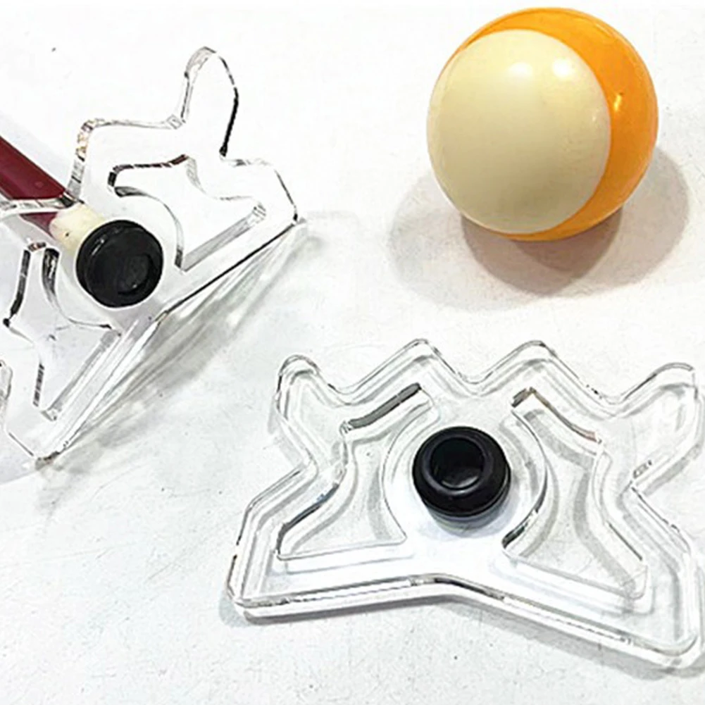 Für Bridge Shots Pool Queue Bridge Acryl Queue Bridge Leichte Acrylrutschen auf jedem Queue wandelt Queue in Bridge um