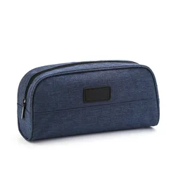 Trousse de maquillage Oxford grill pour homme, pochette de voyage, fermeture éclair, rangement en poudre, trousse cosmétique, trousse de toilette, grande capacité, évaluation 2024, cadeau