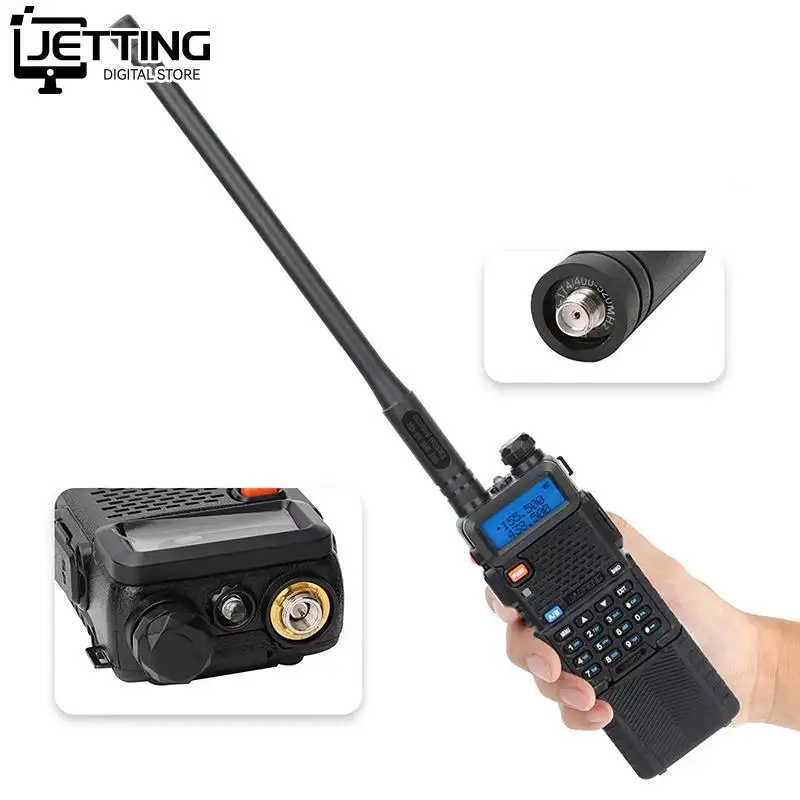 AR-152 Tactical Antenna SMA-Female Dual Band VHF UHF 144/430Mhz Antenna Walkie Talkie UV-5R UV-82 For Baofeng AR-152 BF-888S