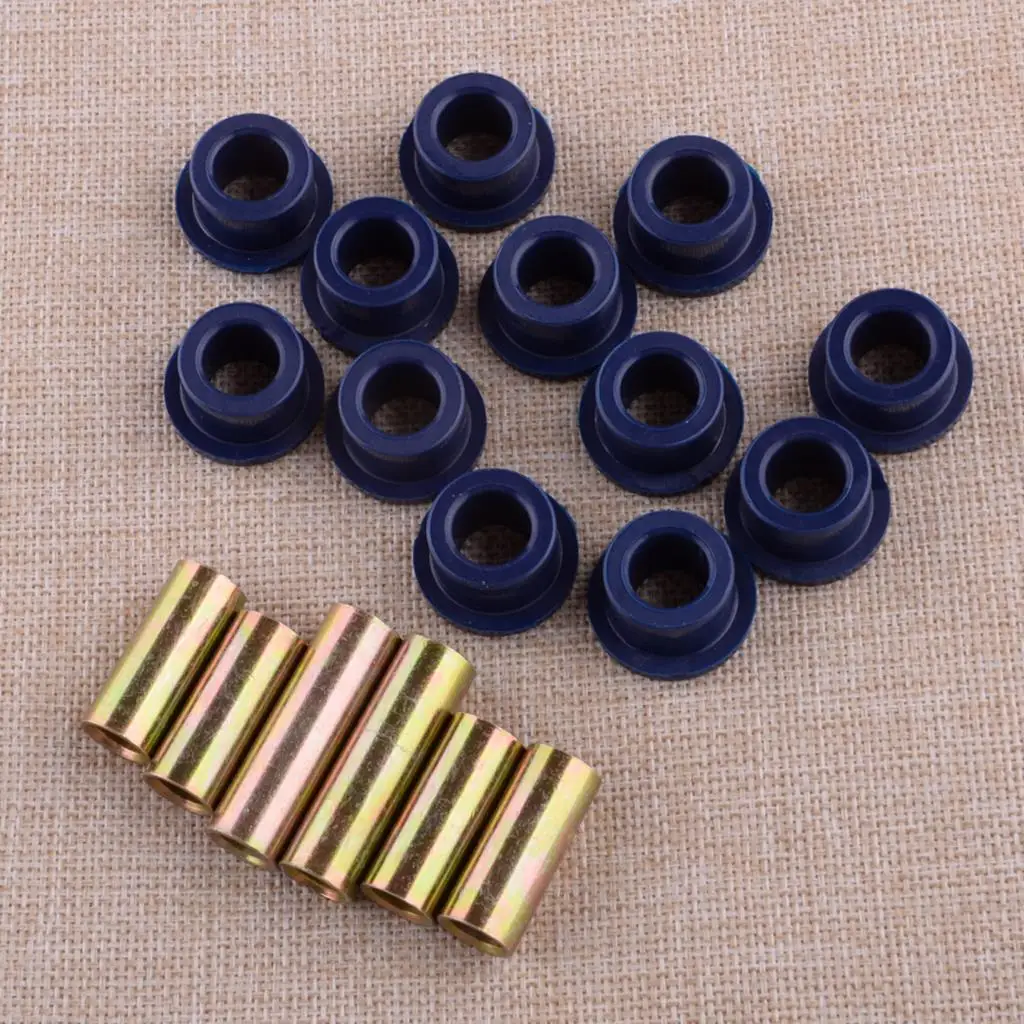 1 Set Front Upper A Arm Suspension Sleeve Bushing Fit for Club Car DS Golf Cart 1992-Up 1016346 1016349 1016350