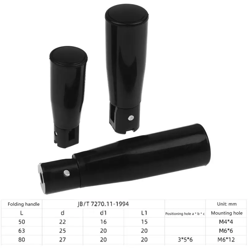 [MOA]M4 M6 Foldable Handwheel Handle Revolving Handle Revolving Handwheel Machine Handle Milling Machine Thumb Screw Handle[MOA]