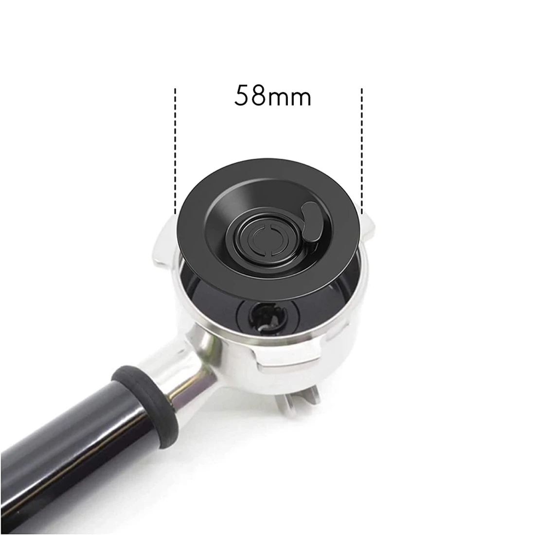 แผ่นทําความสะอาดเอสเปรสโซ 2 แพ็คเหมาะสําหรับเครื่องชงกาแฟ Breville Espresso 9 Series, ปะเก็นอุปกรณ์เสริมเครื่องชงกาแฟเอสเปรสโซ 58 มม. # เอ66K