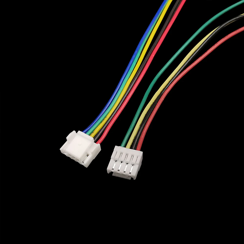 JST GH-conector de Cable de enchufe macho, Cable eléctrico de doble cabeza, 1,25mm, 1,25mm, 2/3/4/5/6/7/8/9/10Pin, 10 unidades