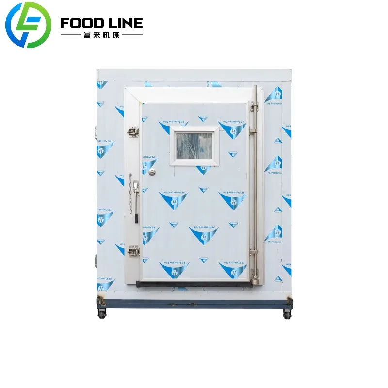 المشي الصناعي في غرفة تبريد الفريزر المتفجرة للدواجن والمأكولات البحرية مع تقنية تبريد فعالة