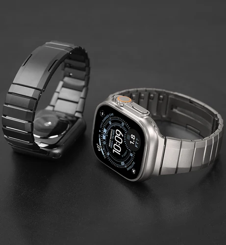 Imagen 2 del producto Correa de acero inoxidable para Apple Watch, pulsera de Metal de 44mm, 46mm, 49mm, 40mm, 45mm, 42mm, 41mm y 38mm, serie iWatch 10 9 8 se Ultra2