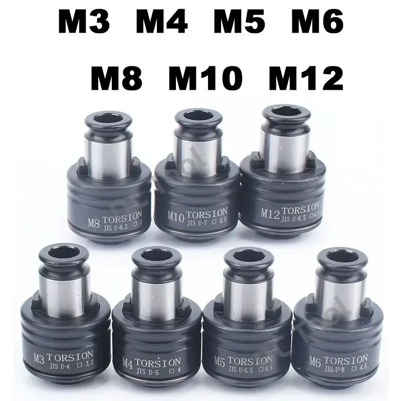 XXW M3-M12 GT12 ISO JIS DIN M3-M12 Set pinze autofilettanti rubinetti mandrini con protezione da sovraccarico pinze autofilettanti rubinetti