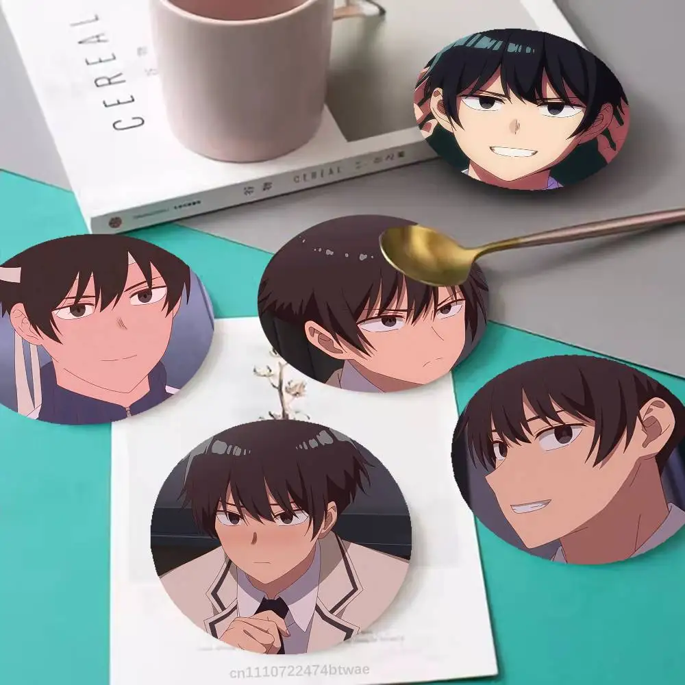 

Anime Character Yamabuku Arisu Wood Coaster Mug Tea Coffee Cup Pad Heat Resistant Placemats Tableware Decoration