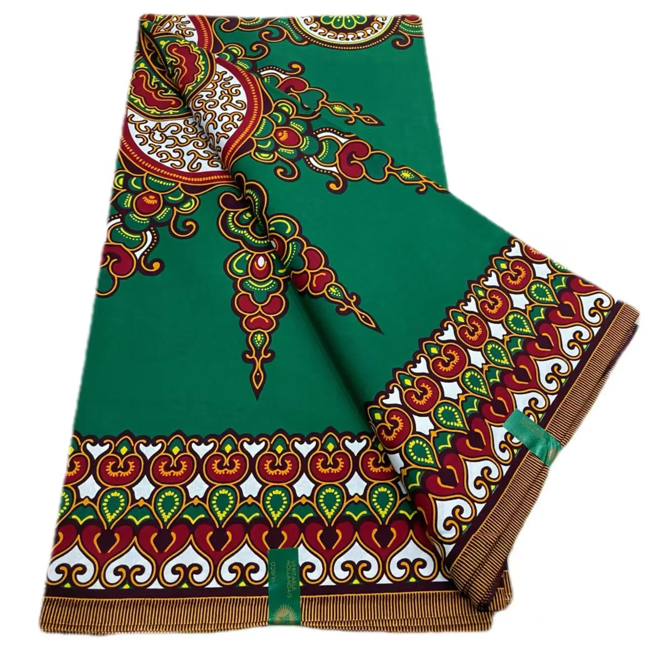 نوعية جيدة الأقمشة الشمع الأفريقي لينة 100% القطن موضة الطباعة الباتيك هولان أنقرة الشمع النسيج لخياطة فستان النساء 6 ياردة #4