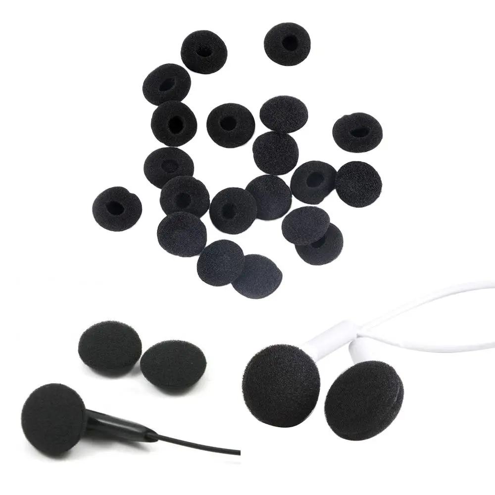 

Comfortable Durable for Earphone MP3 MP4 Cushion Earphone Earbuds Tips Soft Foam Earbud 15mm Replacement Headphone Ear Pads